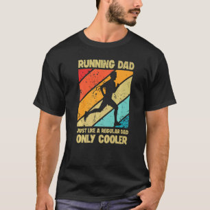 Mens Running For Men Dad Vintage Marathon Runner C T-Shirt
