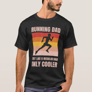 Mens  Running For Mens Dad Marathon Runner Coach M T-Shirt