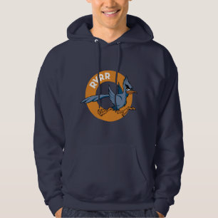 Men's RVRR Cartoon Logo Navy Hoodie