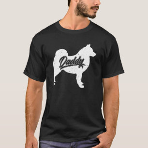 Mens Samoyed Daddy Dog Owner Papa Fathers Of Samoy T-Shirt