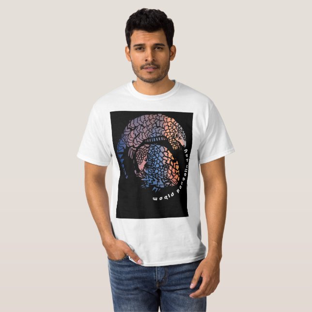 Men's Save the Pangolin shirt (Front Full)