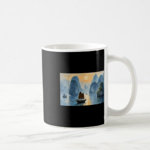 Mens Scenic Vietnam Landscape Ha Long Bay Design  Coffee Mug