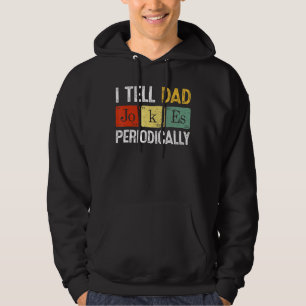 Mens Science Dad Men Dad Jokes Retro Vintage Fath Hoodie