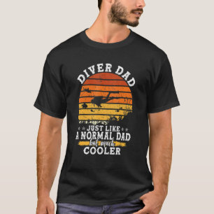 Mens  Scuba Diving  Graphic Dads And Men Scuba Div T-Shirt