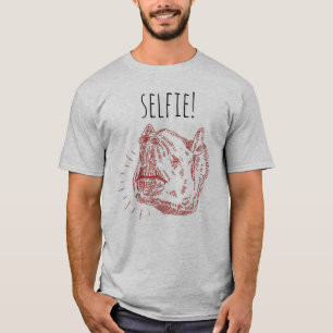 Men's Selfie T-Shirt: Smiling Tapir T-Shirt