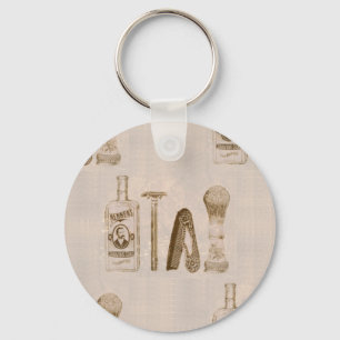 mens shaving keychain
