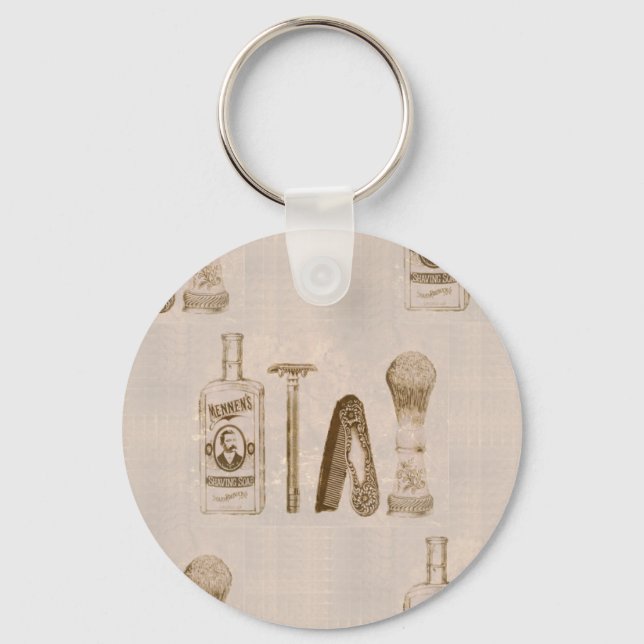 mens shaving keychain (Front)