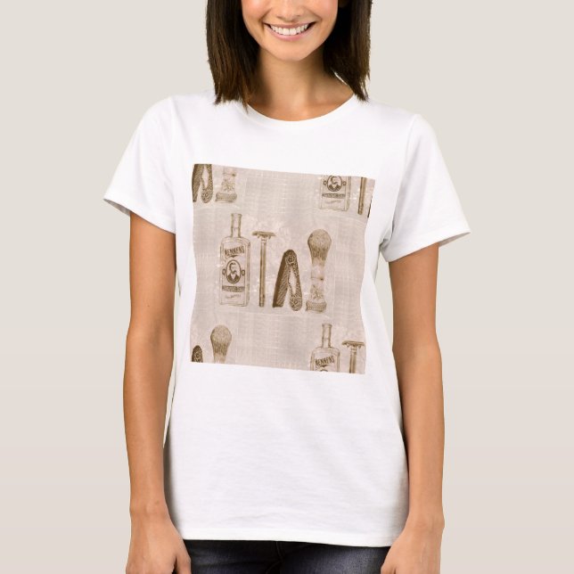 mens shaving T-Shirt (Front)