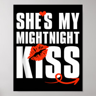 Mens She's My Midnight Kiss Happy New Year Matchin Poster