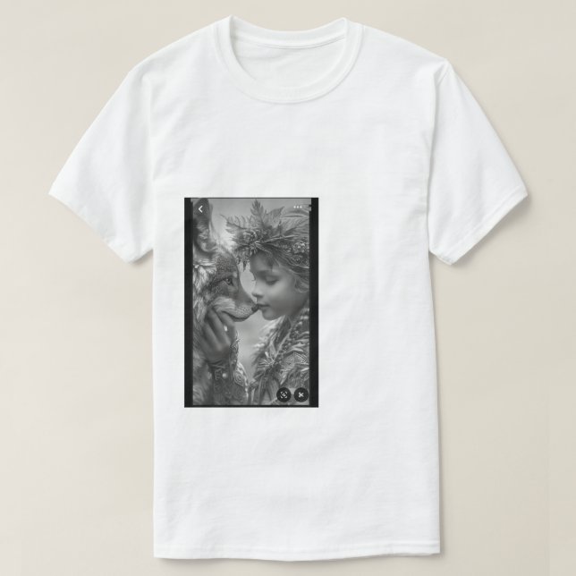 Men's Shirt Simple canoe (Design Front)