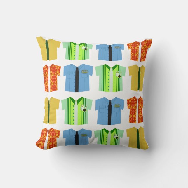 Mens Shirts Classic Fashion Statement Throw Pillow (Front)