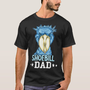 Mens Shoebill Dad African Stork Father African Bir T-Shirt
