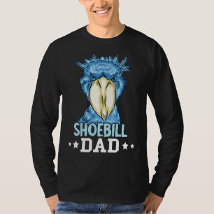 Mens Shoebill Dad African Stork Father African Bir T-Shirt