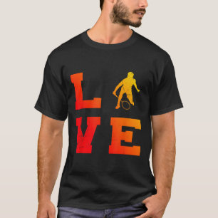 Mens Shuttle Squash Badminton Player Badminton T-Shirt