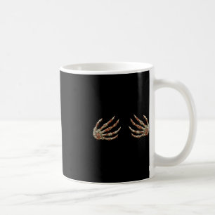 Mens Skeleton Hands Women - Spooky Halloween Rock Coffee Mug