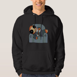 Mens Sloth Relax On Sofa Rest Hoodie