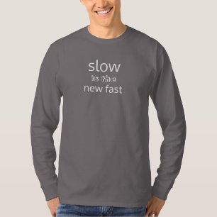 Men's Slow is the New Fast - Spiral Path Yoga T-Shirt