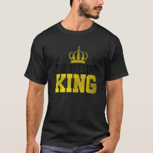 Mens Snorkeling King Graphic Scuba Diver Apnoe Div T-Shirt