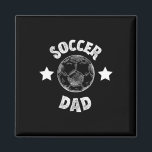 Mens Soccer Dad Family Football Team Player Sport  Magnet<br><div class="desc">Mens Soccer Dad Family Football Team Player Sport Father</div>