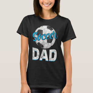 Mens Soccer Dad Vintage Style Soccer Father's Day T-Shirt