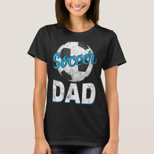 Mens Soccer Dad Vintage Style Soccer Father's Day T-Shirt