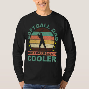 Mens Softball Dad Ball Sports Training Softball Ba T-Shirt