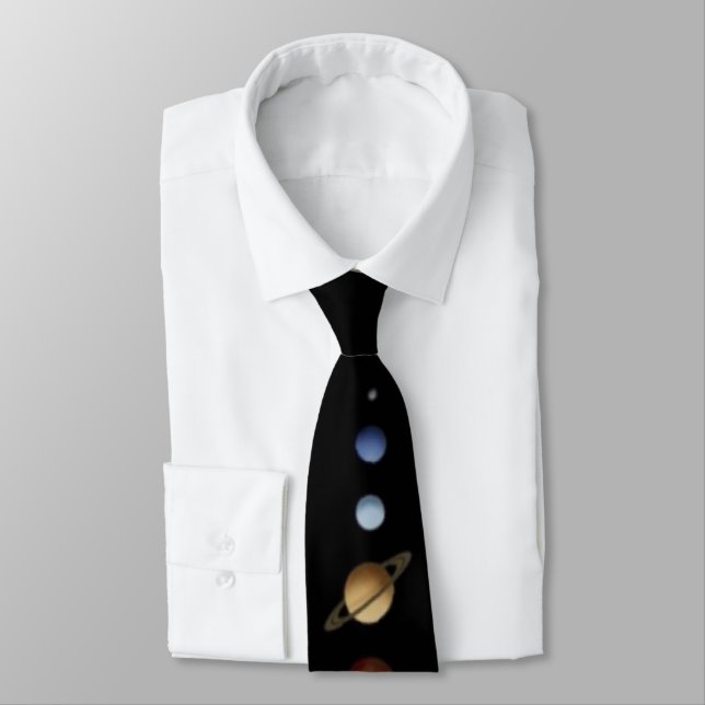 Men's Solar System Tie (Tied)