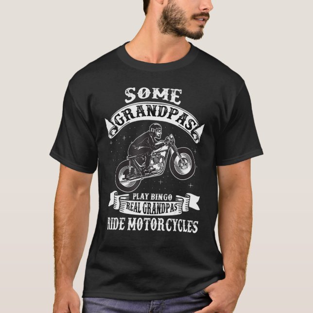 Mens Some Grandpas Play Bingo cool Grandpa drive M T-Shirt (Front)