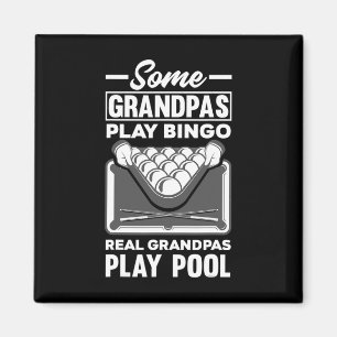 Mens Some Grandpas Play Bingo Real Grandpas Play P Magnet