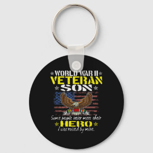 Mens Some People Never Meet Their Hero - World War Keychain