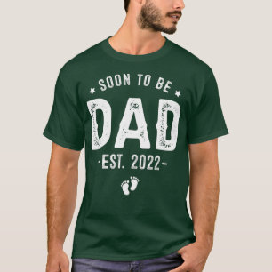 Mens Soon To Be Dad 2022 Promoted to Daddy Baby T-Shirt