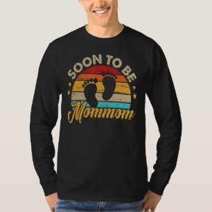 Mens Soon To Be Mommom Mother's Day First Time Mom T-Shirt