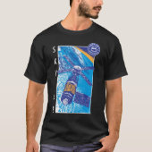 Men's Space Hipsters Skylab T-shirt (black) (Front)