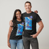 Men's Space Hipsters Skylab T-shirt (black) (Unisex)