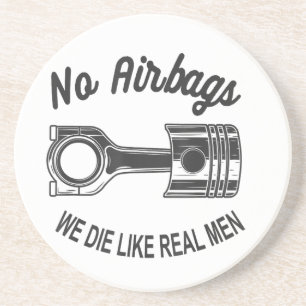 Mens Speed Racing Sports Car No Airbags - We Die L Coaster