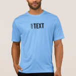 Mens Sport-Tek Competitor Activewear Carolina Blue T-Shirt<br><div class="desc">Add Your Text Here Modern Template Mens Sport-Tek Competitor Activewear Carolina Blue T-Shirt.</div>
