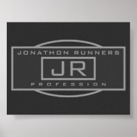 Men's Sporty Geometric Grey & Dark Greys