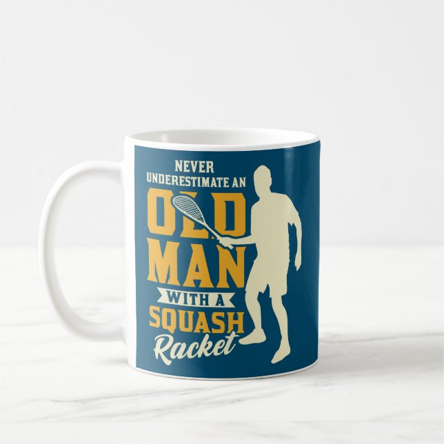 Mens Squash centre sport squash club squash  Coffee Mug (Left)