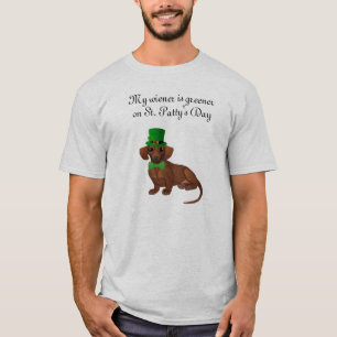 Men's St. Patrick's Day Dachshund Shirt