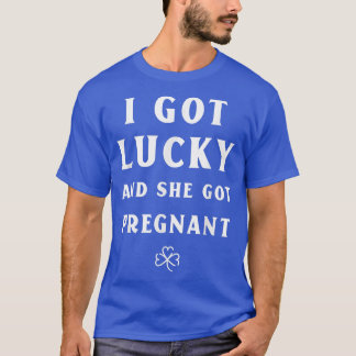 Mens St Patricks Day Pregnancy Announcement for Da T-Shirt