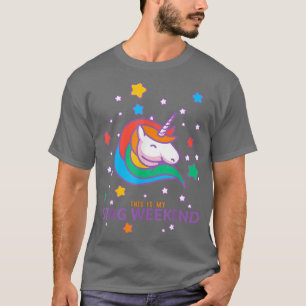 Mens Stag Weekend Unicorn, Funny matching set, 1 o T-Shirt