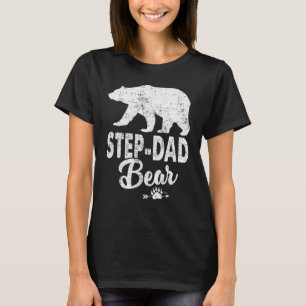 Mens Step Dad Bear T-Shirt