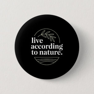 Mens Stoic Philosoper Quote Motivational Stoicism  2 Inch Round Button