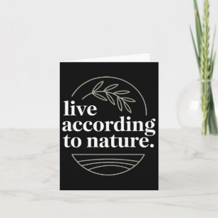 Mens Stoic Philosoper Quote Motivational Stoicism  Card