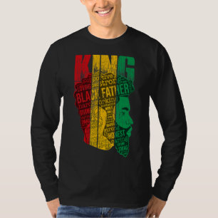 Mens Strong Black King African American Natural Af T-Shirt