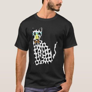 Mens Stylish Kitten  Animals  Spotted Cat In Sungl T-Shirt