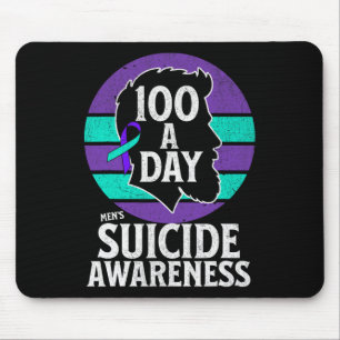 Men's Suicide Awareness Design Mens Mental Health Mouse Pad