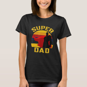 Mens Super Dad Father Superhero And Best Husband F T-Shirt