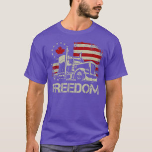 Mens Support Truckers For Freedom Convoy 2022 Cana T-Shirt