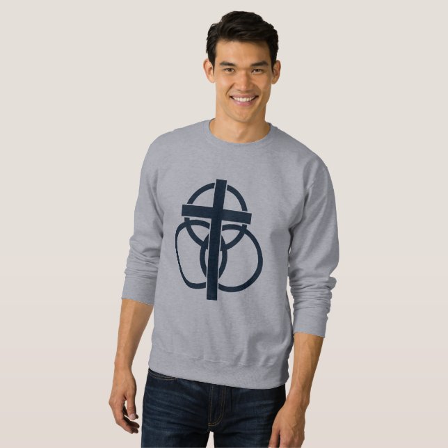 Men's Sweatshirt: Modern Logo Sweatshirt (Front Full)